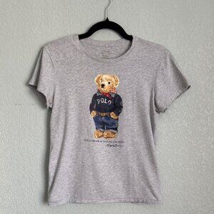 POLO RALPH LAUREN Polo Bear Gray T-Shirt *read for sizing*